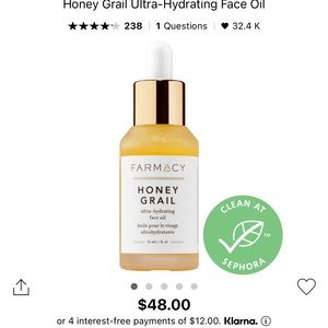 FARMACY
Honey Grail Ultra-Hydrating Face Oil
